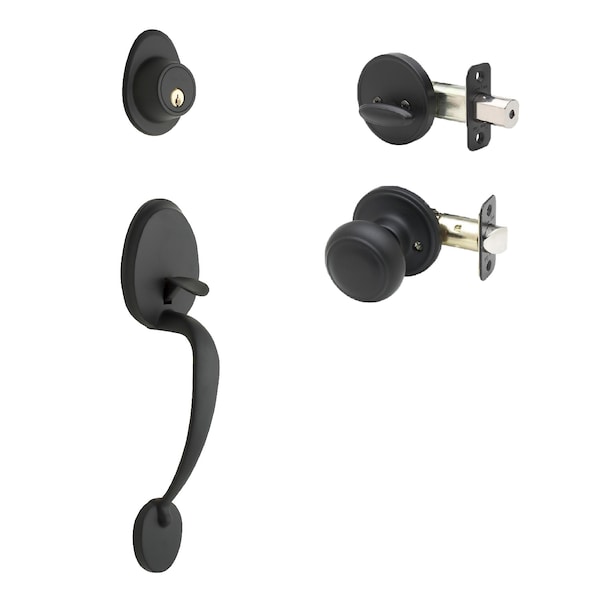Copper Creek Colonial Handleset, Colonial Knob Interior Trim